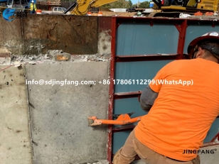 Coffrage en plastique PVC, usine chinoise, génie civil, réutilisation plus de 50 fois